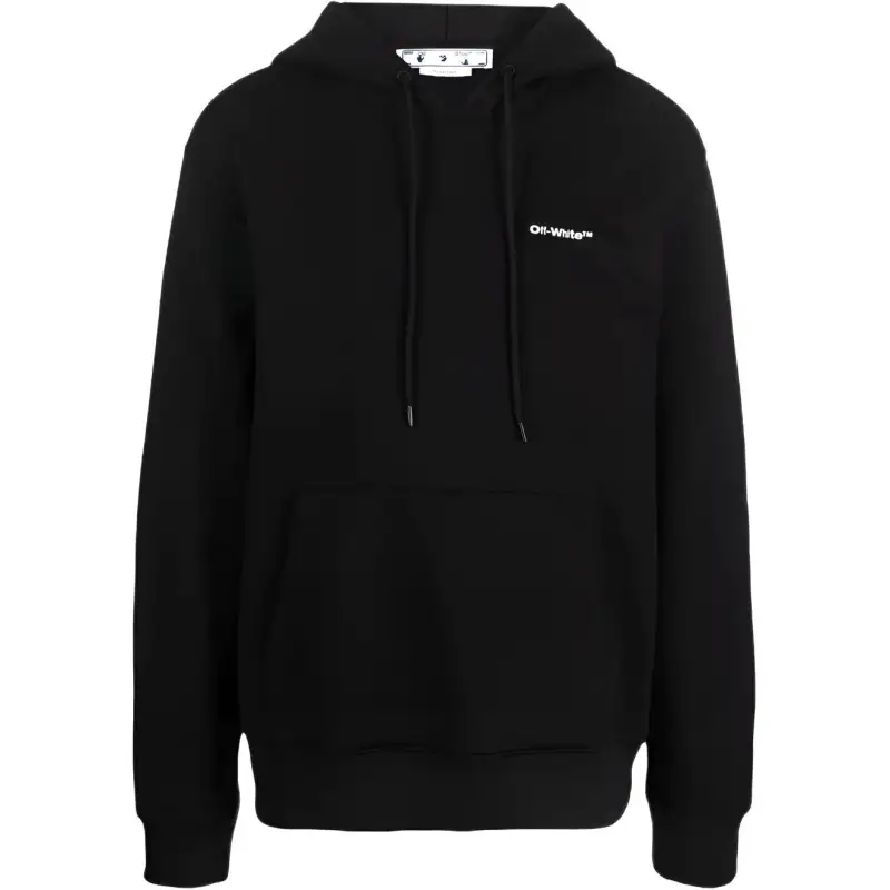 OFF WHITE Wave Outline Diag Slim Hoodie