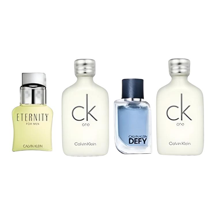 CALVIN KLEIN Men's Mini Clothing Sets Perfume 4 Piece Set Eau De Toilette Men's 10ml*3+5ml
