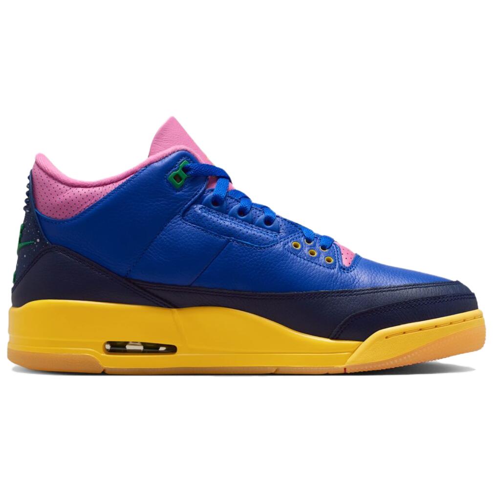 Мужские кроссовки Jordan Air Jordan 3 Retro OG Brasil (гоночный синий) — фото 2