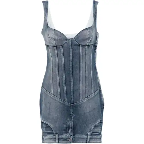 OFF-WHITE Upside Down denim dress