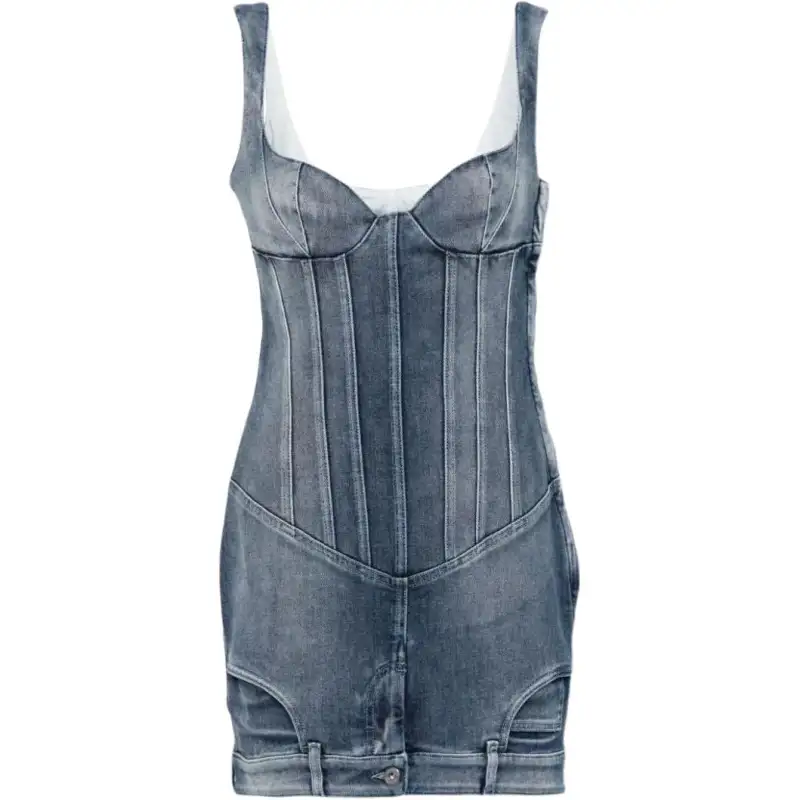 OFF-WHITE Upside Down denim dress