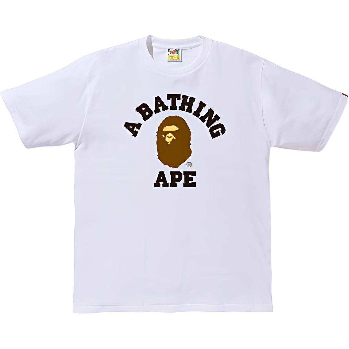 Футболка BAPE Lettering Logo (черная)