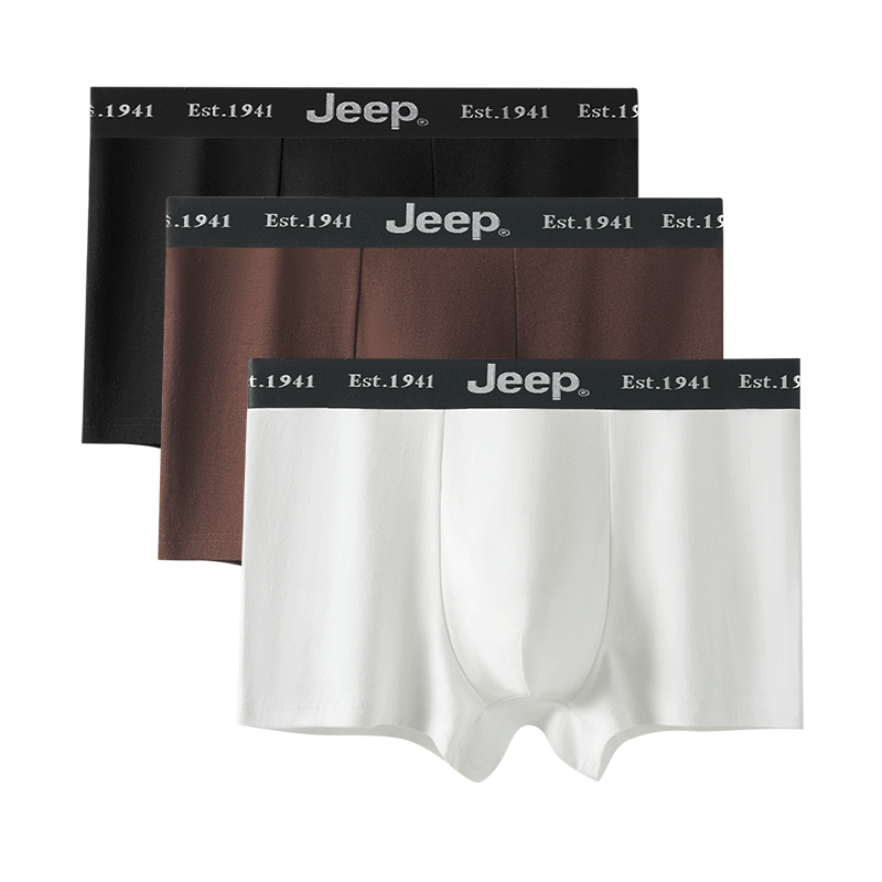 Мужские трусы Jeep Боксеры (черные)