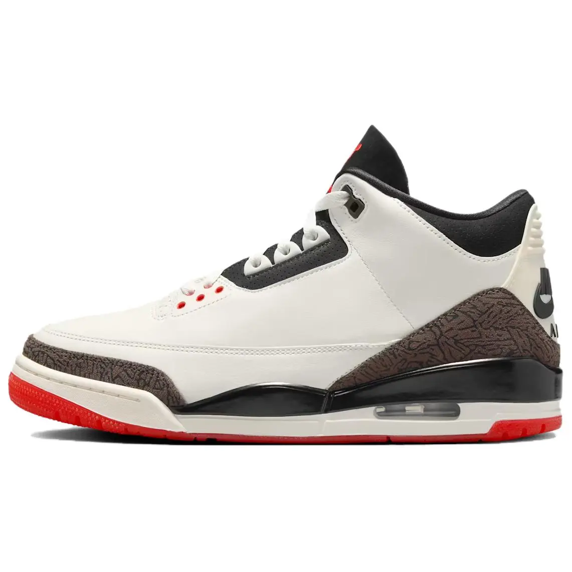 Jordan Air Jordan 3 Support Low top Vintage Basketball Shoes Men's White Black