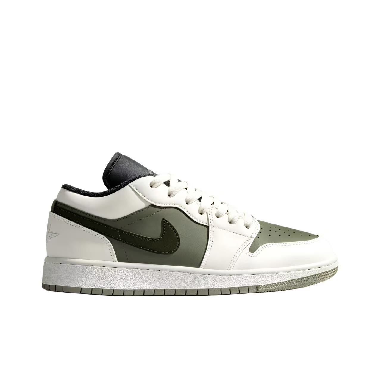 Jordan Air Jordan 1 Mini Hook Leather Abrasion Resistant Slip Resistant Low top Vintage Basketball Shoes Unisex