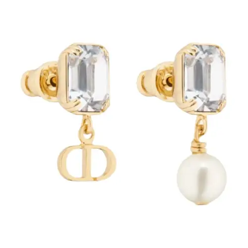 DIOR Metal Earrings Women's Gold