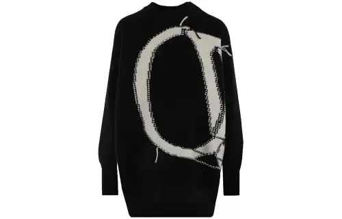 OFF-WHITE Ow Maxi logo-intarsia jumper