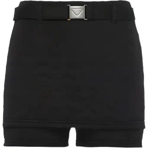 PRADA Jacquard Shorts Black