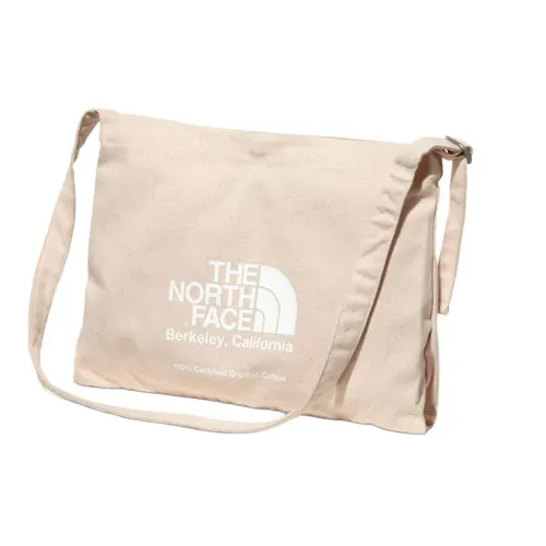 THE NORTH FACE 10L Reusable Bag Crossbody Bag Outdoor Bag Organic Cotton White Unisex