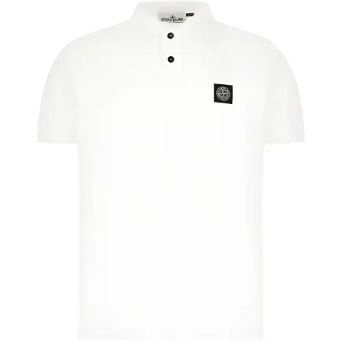 STONE ISLAND Polo Shirt Men's White