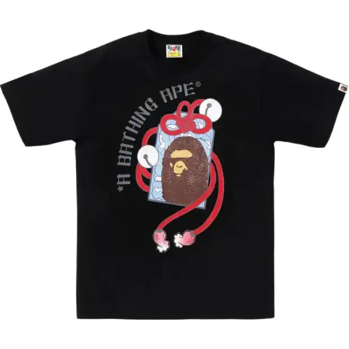 A BATHING APE T Shirts Unisex Crew Neck Moderate Straight Fit