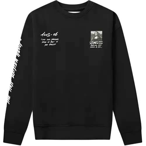 OFF WHITE Monalisa Graphic Print Sweatshirt