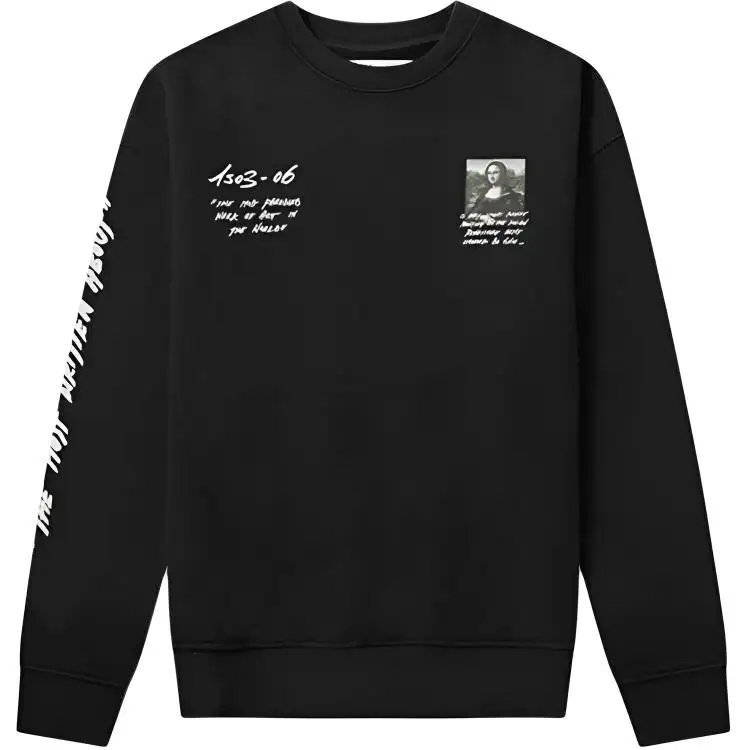 OFF WHITE Monalisa Graphic Print Sweatshirt