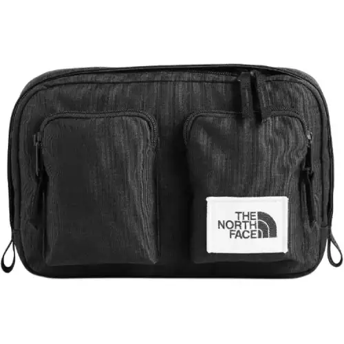 THE NORTH FACE 12L One Shoulder Crossbody Outdoor Bag Nylon Fabric Black Men's