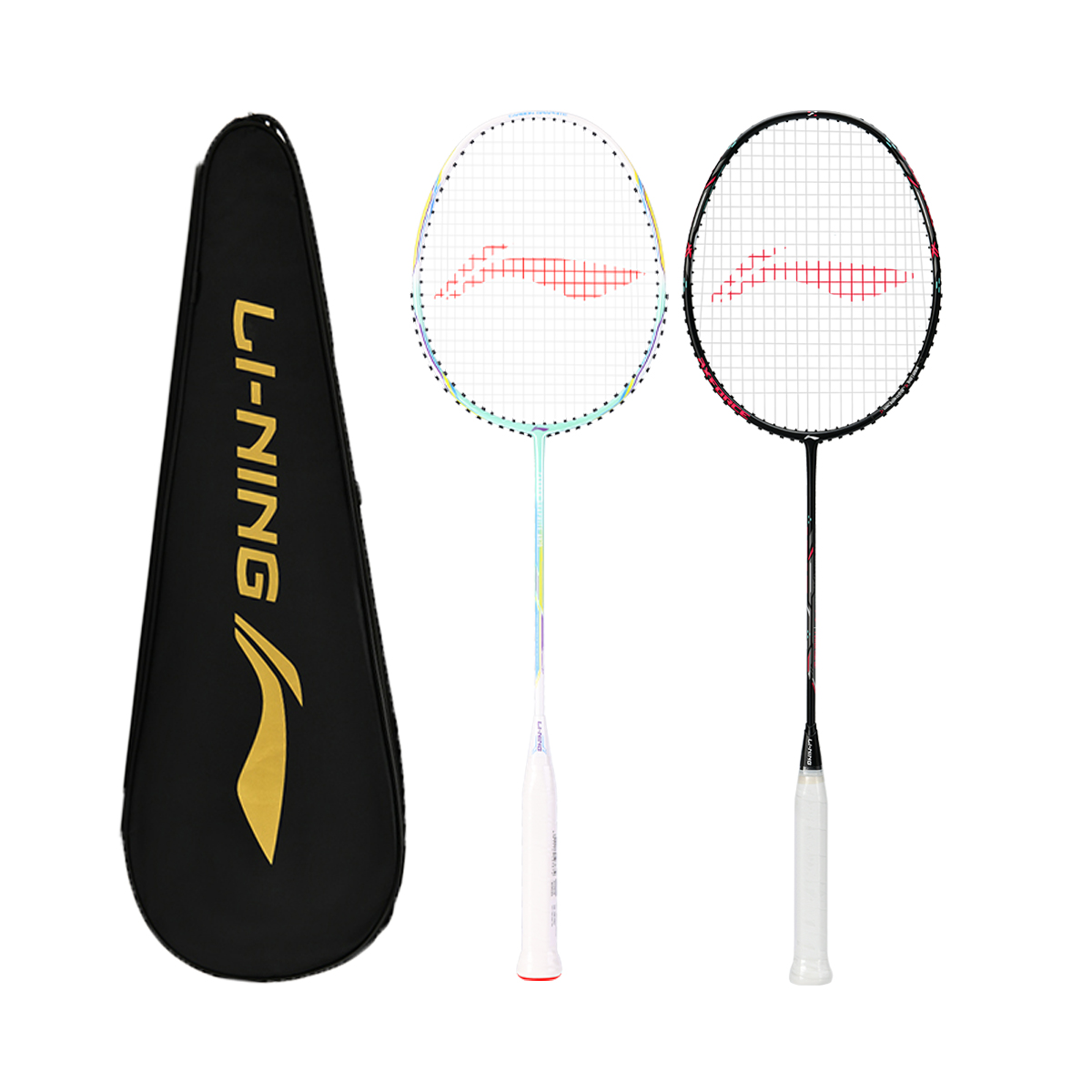 Li Ning Thunder Mini Cannon Full Carbon Badminton Rackets Offensive Type Heavy Head, Stiff Shaft Entry level 4U