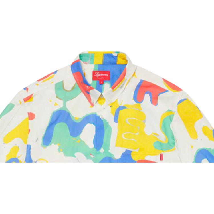 Рубашка Supreme Graffiti Shirt (разноцветная) — фото 4