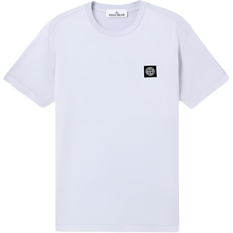 Мужская футболка STONE ISLAND SS25 (черная)