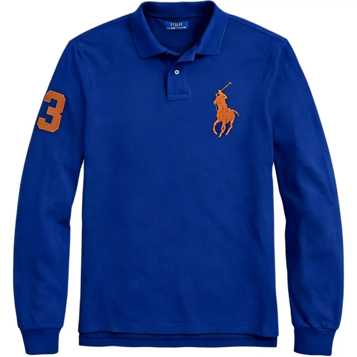 Polo Ralph Lauren Big Pony Polo Shirt Custom Slim Fit Men's Dark Blue
