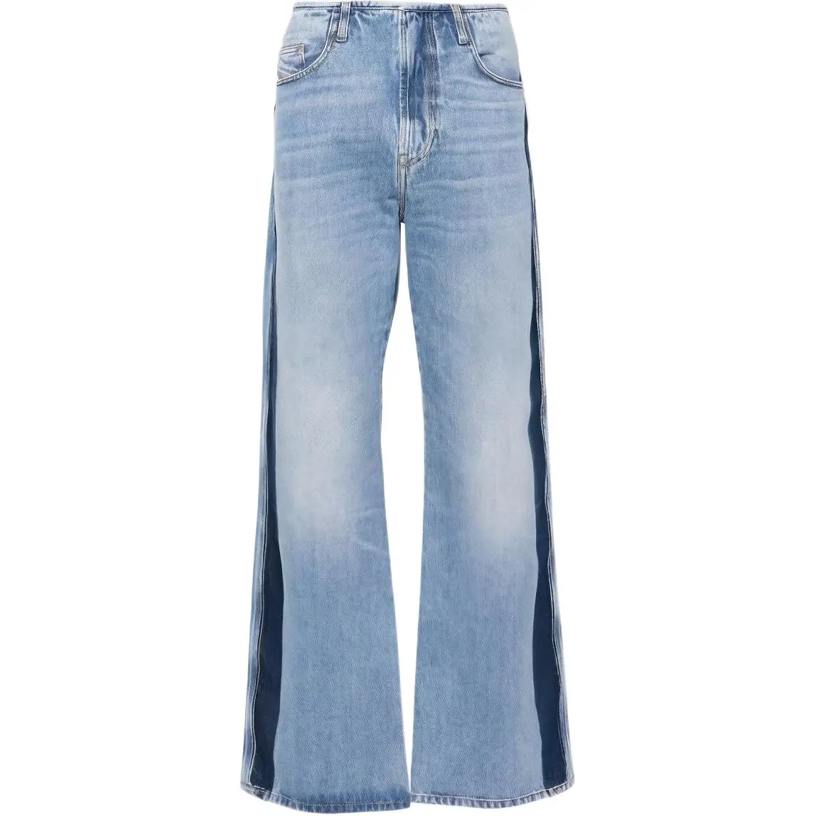 DIESEL Jeans Men's Blue Moderate Wide Leg Pants