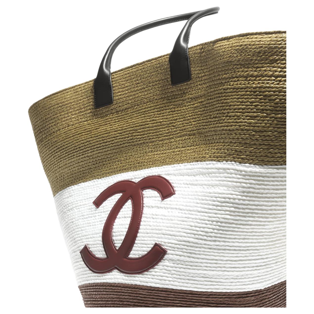 Сумка Chanel 26M coco-Beach C Logo (бежево-коричневая) — фото 3