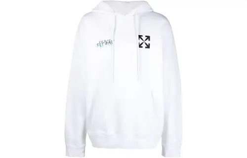 OFF WHITE 90's Liquid Slime Hoodie