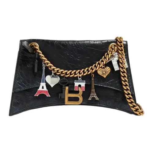 Balenciaga Crush Distressed Small Chain Bag