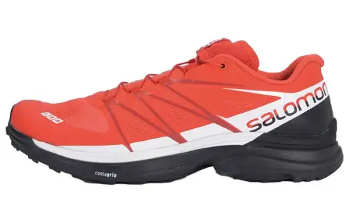 SALOMON S Lab Wings 8 Mesh Slip Resistant Abrasion Resistant Low top Casual Running Shoes Unisex Red