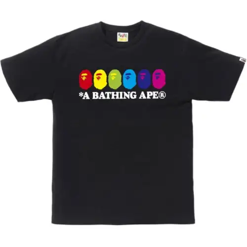Bape Color Ape Head Tee