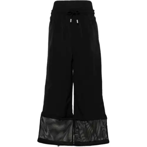 OFF-WHITE high-waist wide-leg trousers
