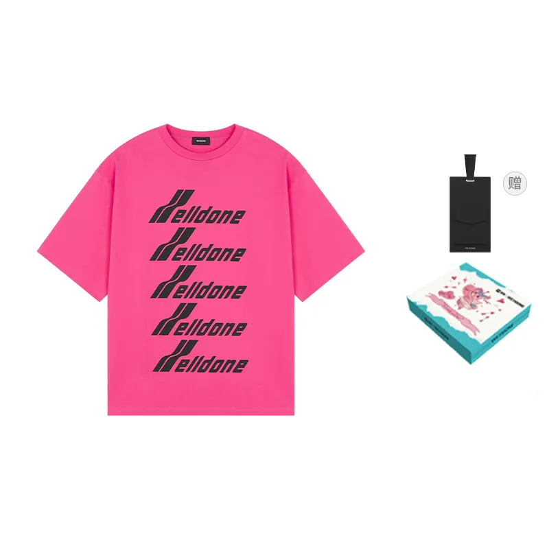 WE11DONE oversized logo-print T-shirt