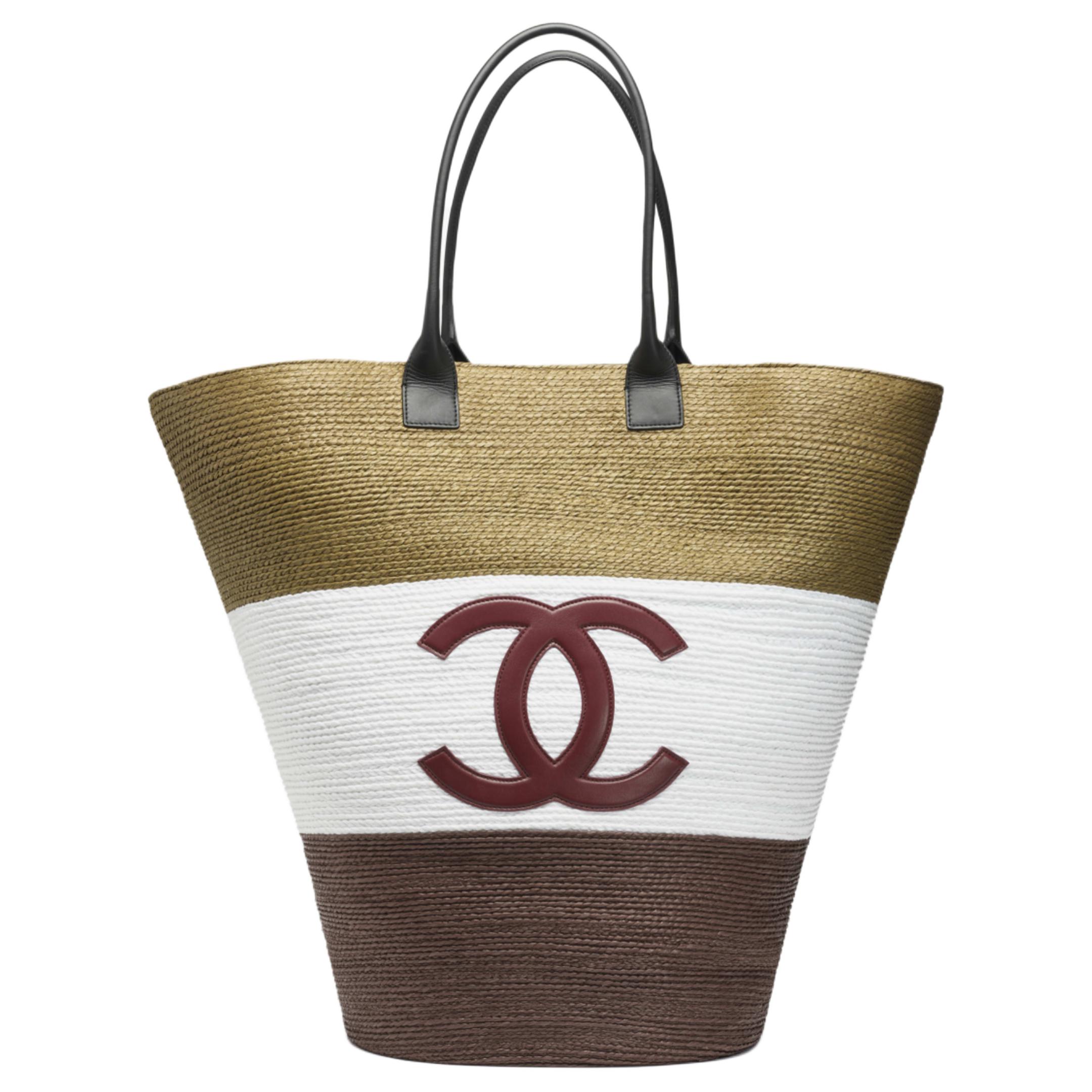 Сумка Chanel CHANEL 26M coco-Beach C Logo (бежево-коричневая)