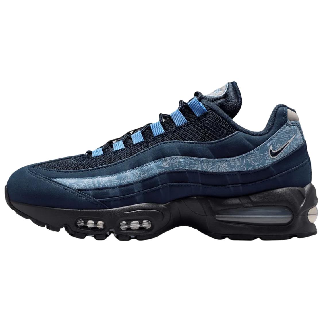 Мужские кроссовки Nike Air Max 95 Big Bubble SE (синие)