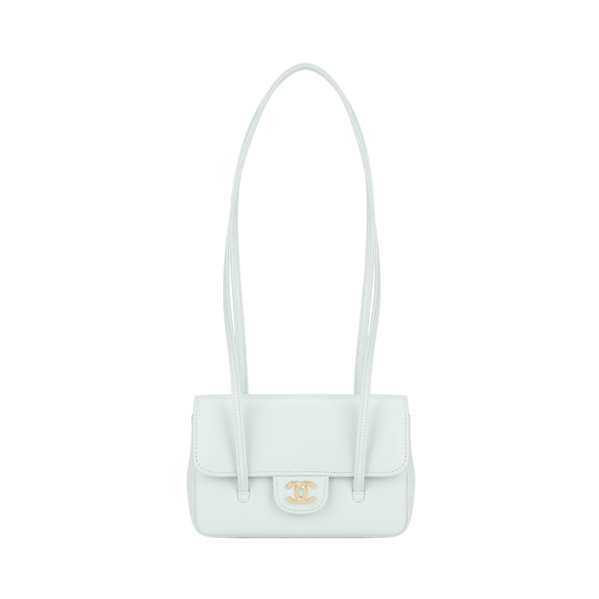 Женская сумка Chanel Preppy Coco (голубая)