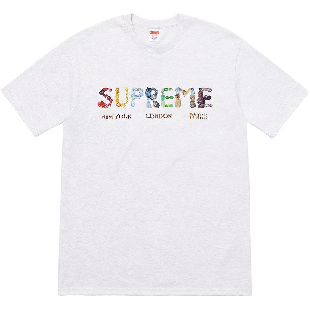 Футболка Supreme SS18 Rocks (серая)