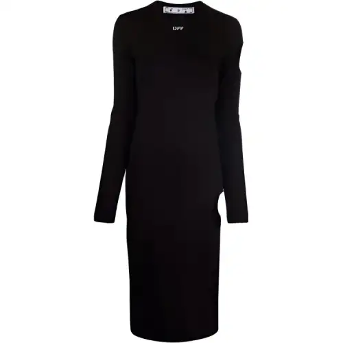 OFF-WHITE Meteor logo knitted dress