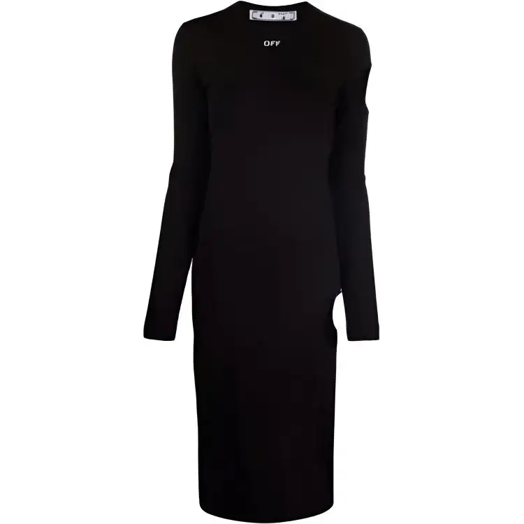 OFF-WHITE Meteor logo knitted dress