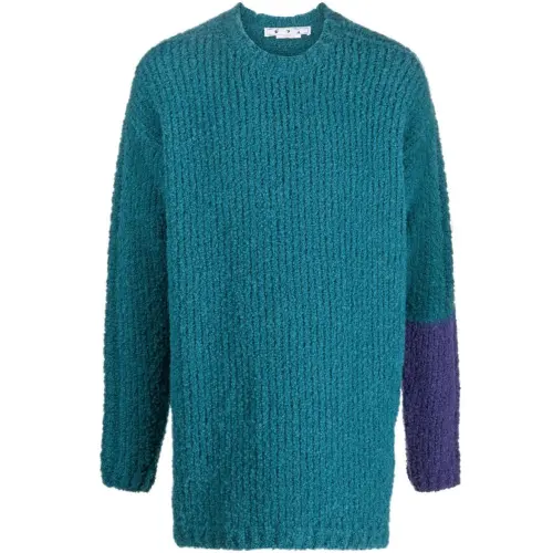 OFF WHITE Chunky Knit Jumper