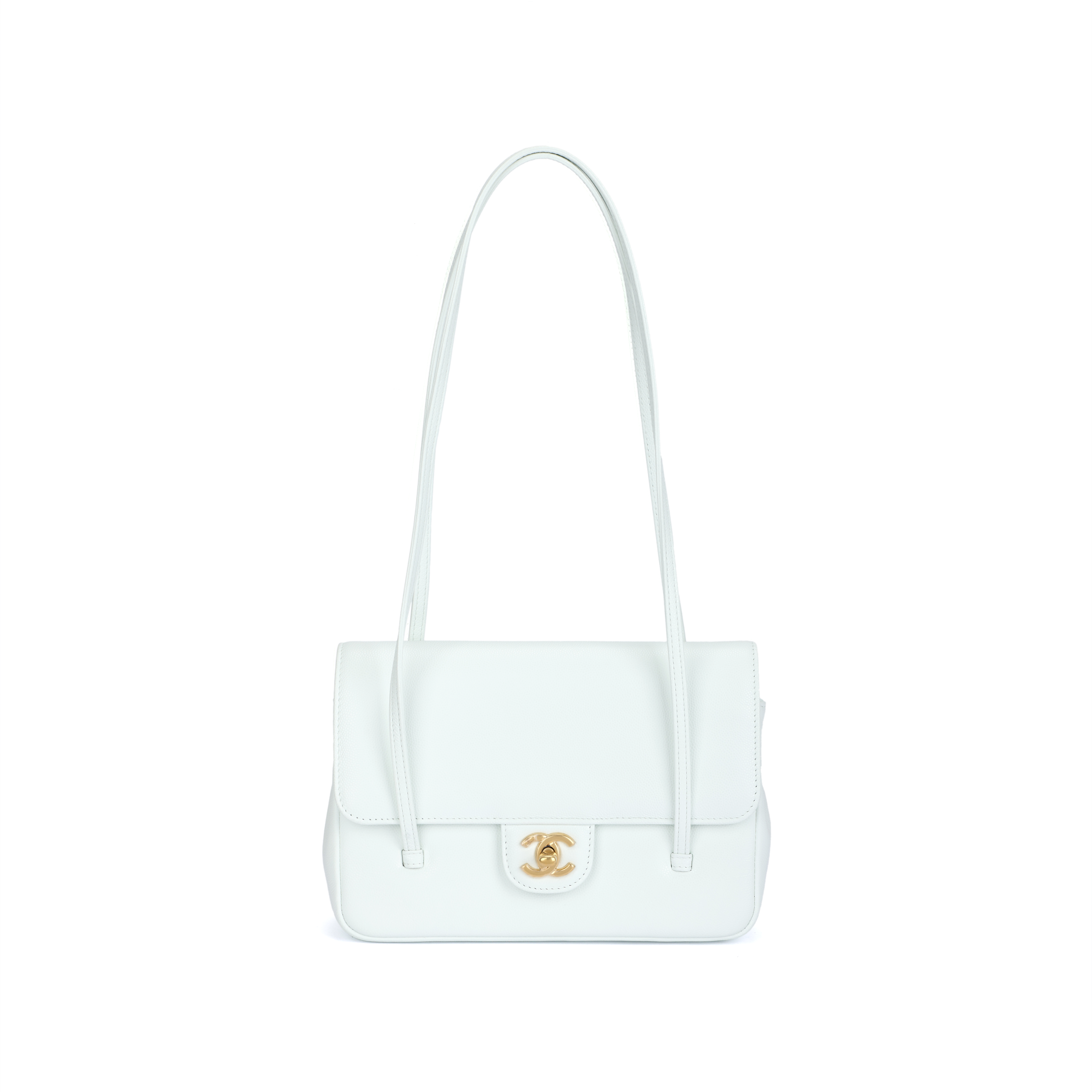 Женская сумка Chanel Preppy Coco 26S C Logo (голубая)