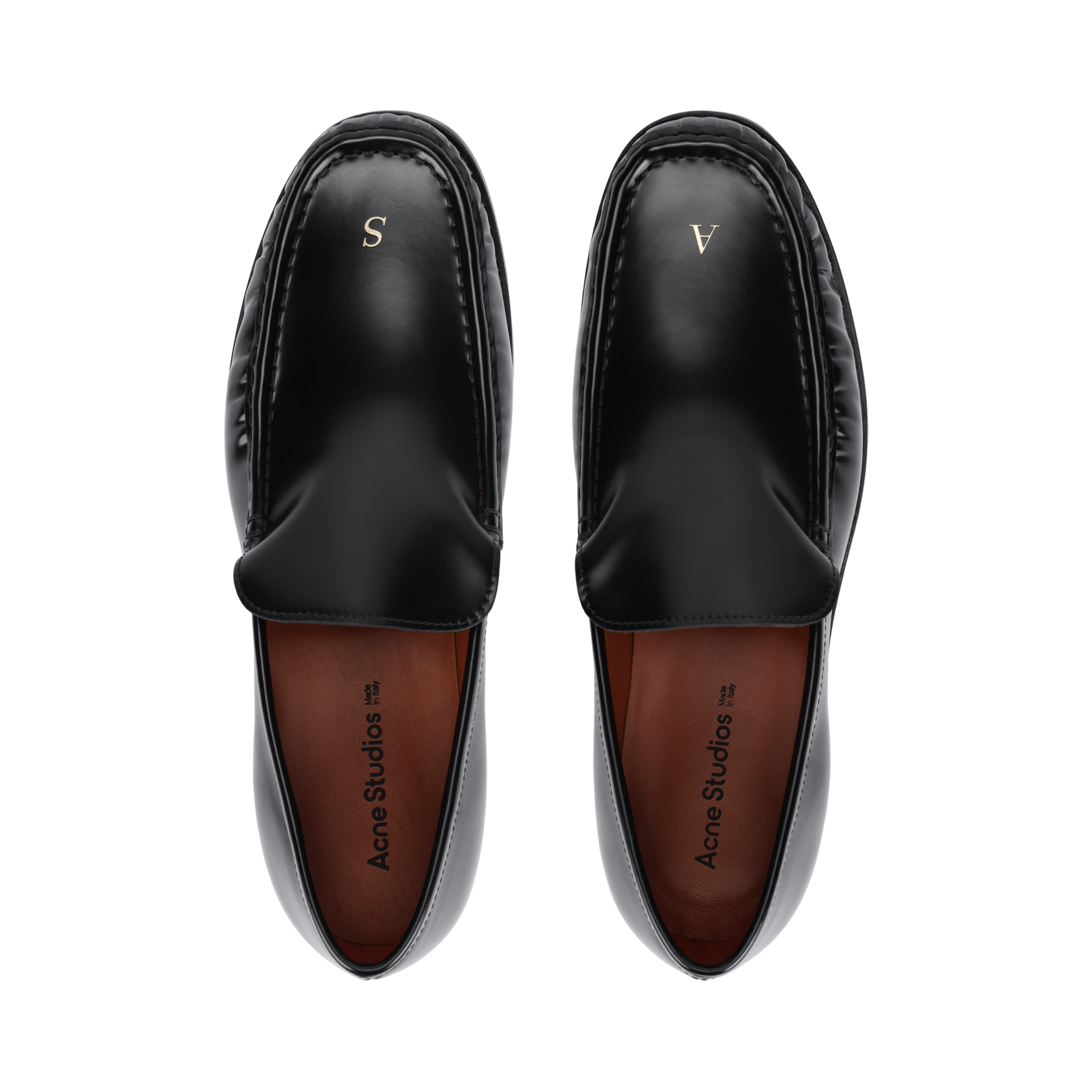 Acne Studios Leather Loafers Men's Black