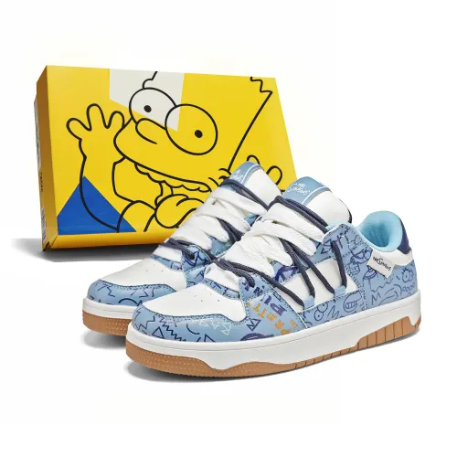 The Simpsons Low top Skateboard Shoes Unisex