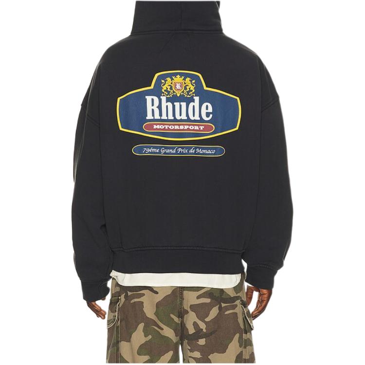 Мужское худи RHUDE (черное) — фото 3
