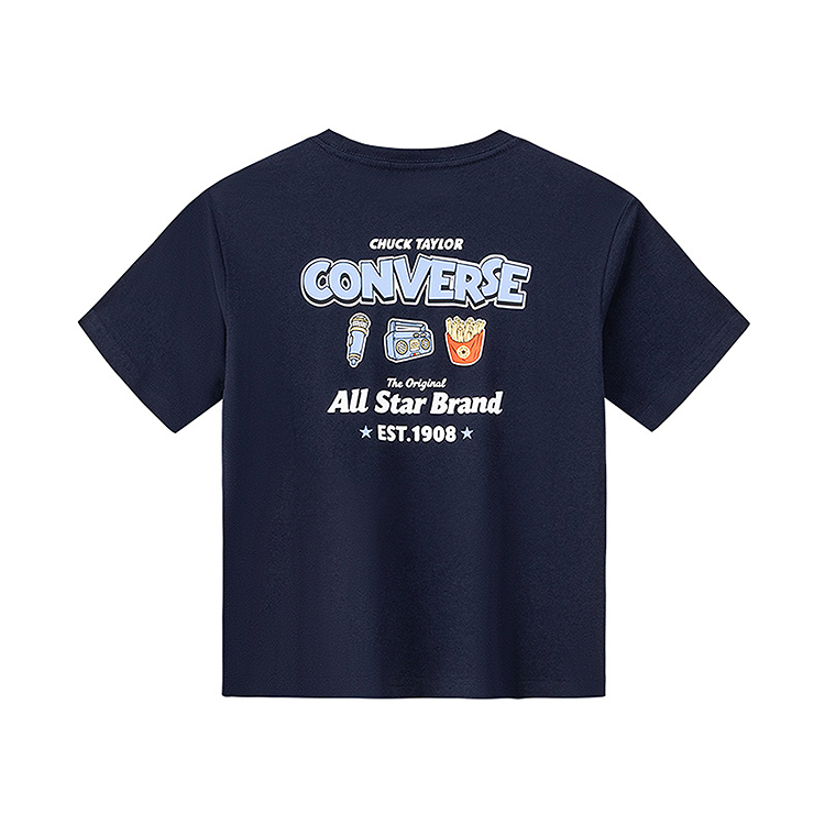 Футболка Converse (черная) — фото 28