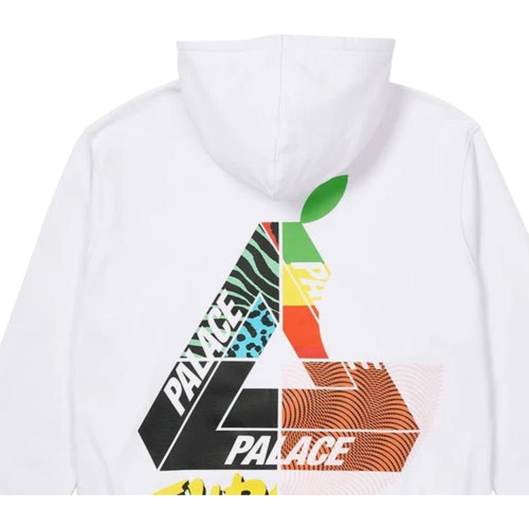 худи Palace Max Up Hood White (белое) — фото 3