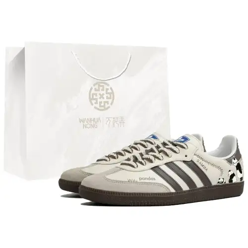 Adidas Originals SAMBA OG Slip Resistant Lightweight Non slip Lightweight Low top Skateboard Shoes Unisex Beige Coffee