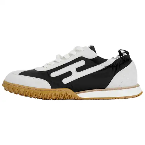 HERMES Jet Low top Casual Shoes 2.2cm Men's Black White