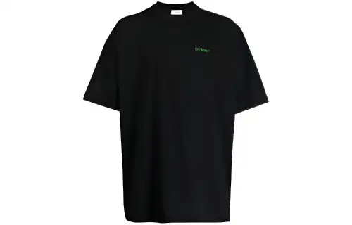 OFF-WHITE Moon Tab cotton T-shirt