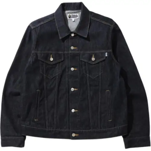 Bape X Dragon Ball Z Baby Milo Big Ape Head Denim Jacket