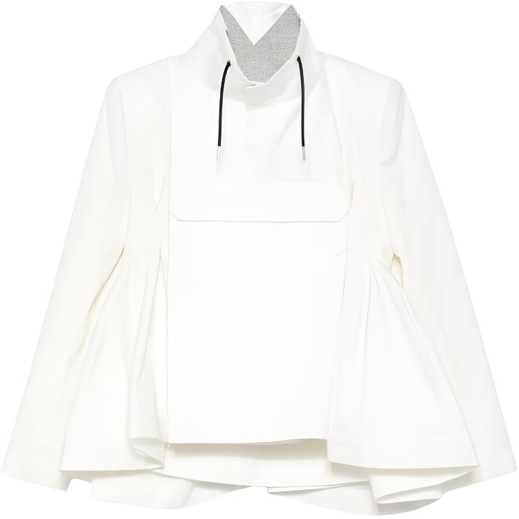 Женский свитшот Sacai Sacai (темно-серый)