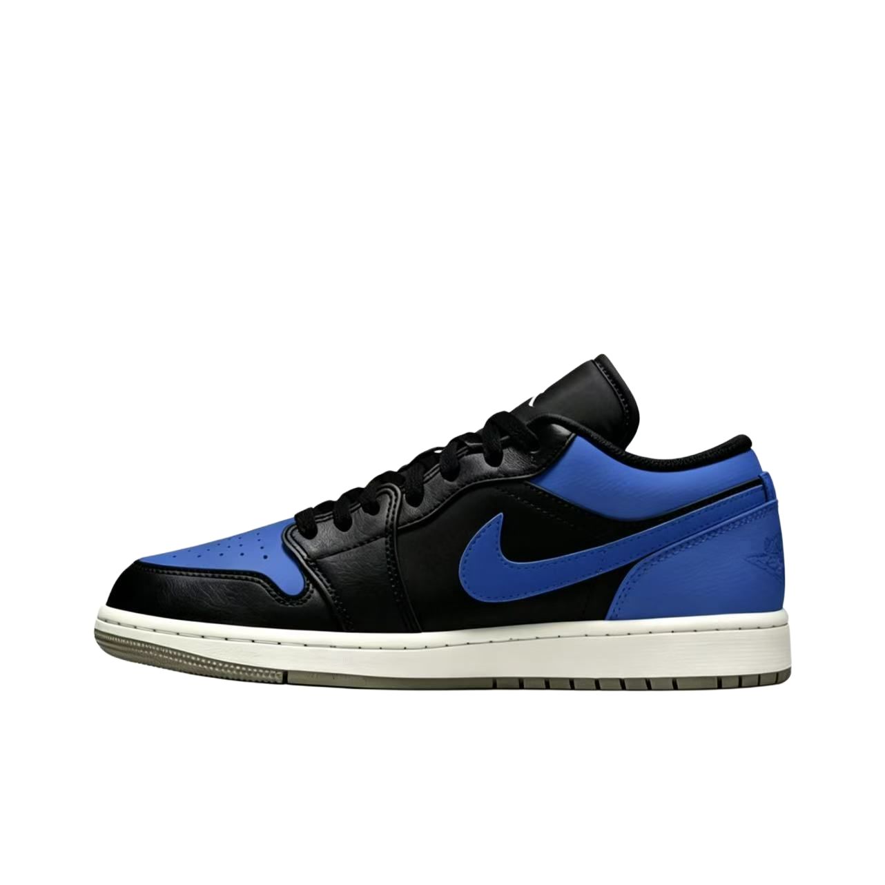 Jordan Air Jordan 1 Little Lightning 2 Abrasion Resistant Low top Vintage Basketball Shoes Unisex Royal Blue