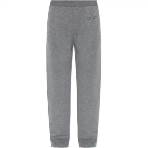 GUCCI Ribbed Straight Leg Trousers